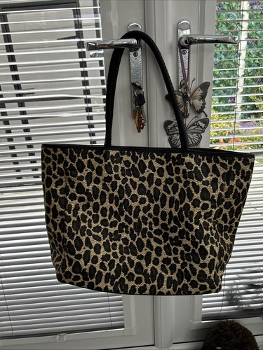 Ladies animal print beach bag - beach,