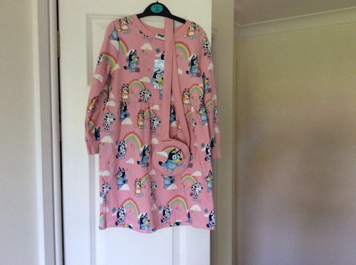 George pink bluey sweat dress - pink,