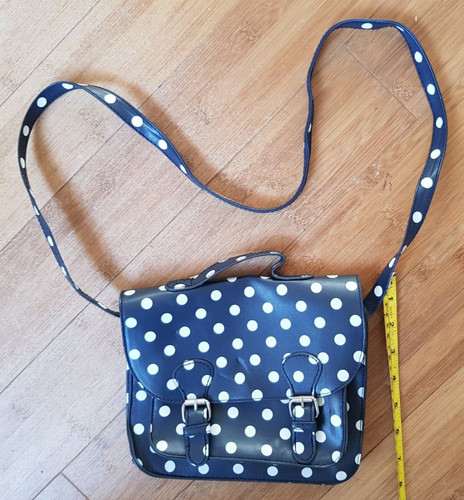 George blue spotted satchel - george,