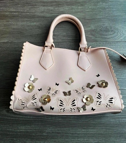 Pink faux leather - pink,
