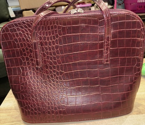 George brown faux - brown, crocodile
