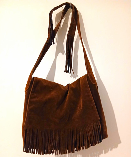 George brown faux suede fringe - george,
