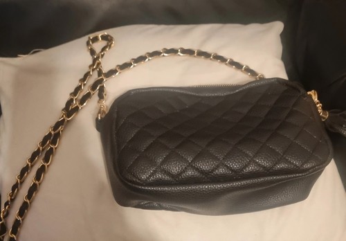 Black bag with gold and - ,